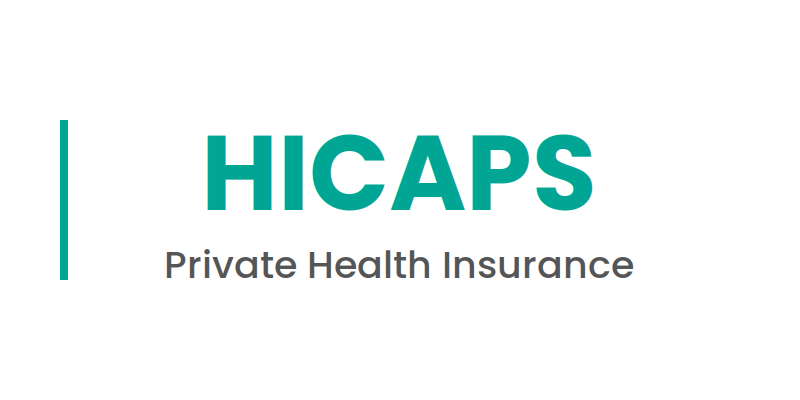 HICAPS private health insurance logo - claim physiotherapy rebate on the spot